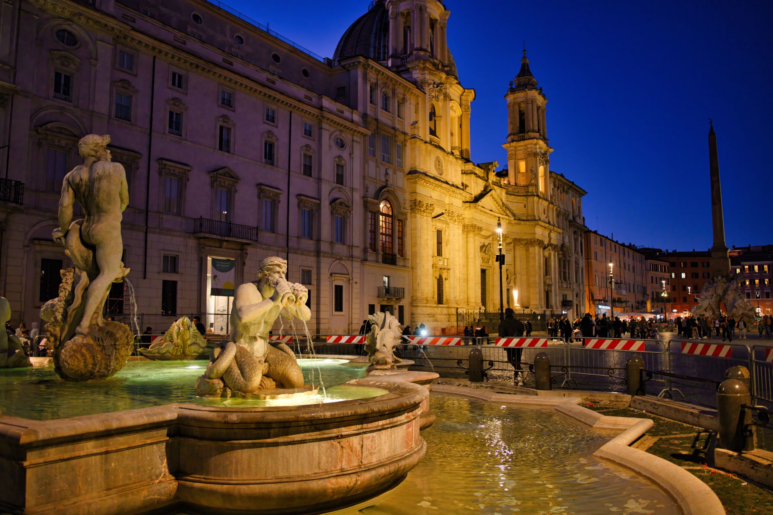 Fountain of the Moor in Piazza Navona