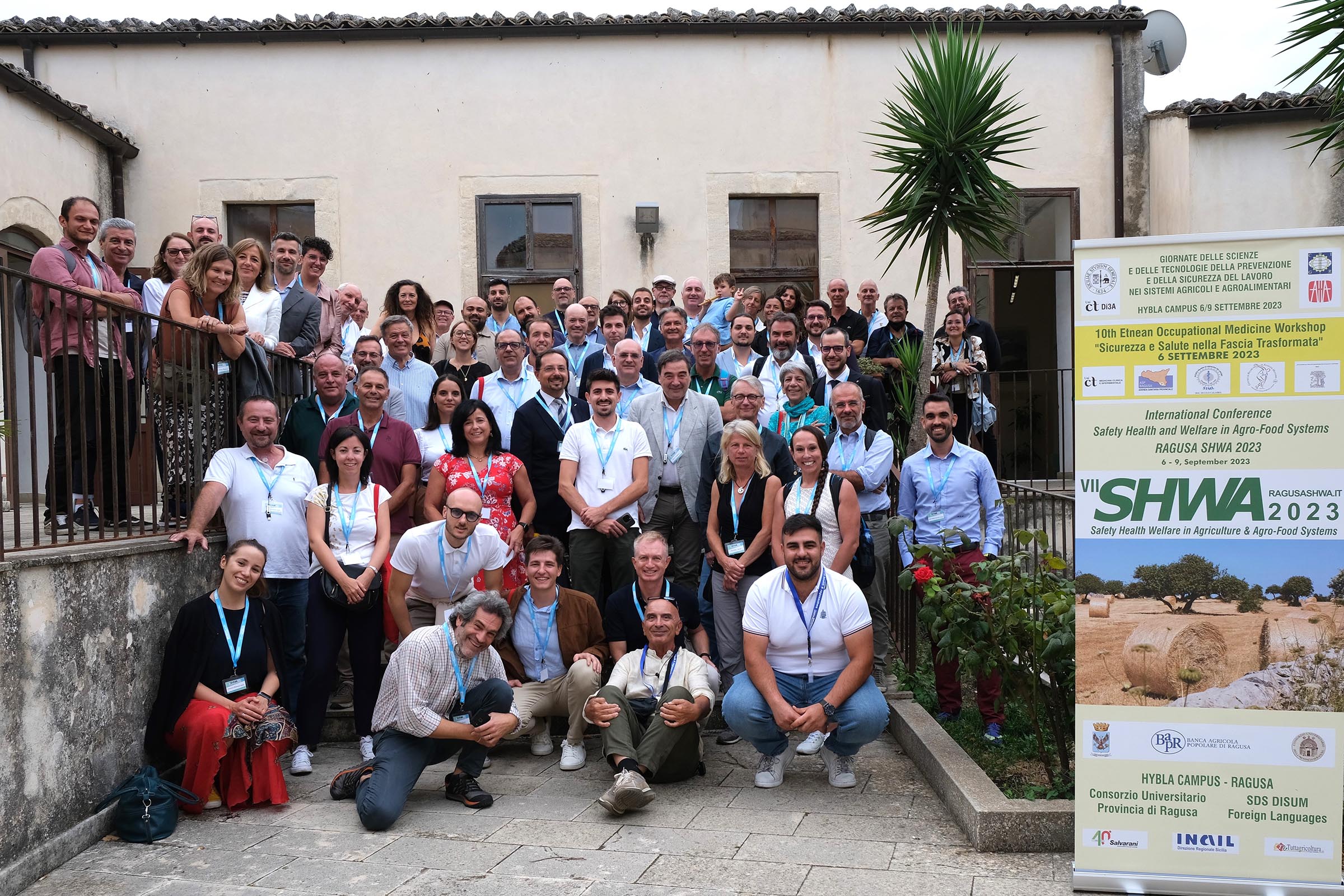Ragusa-SHWA-2023-L Foto di gruppo del convegno Ragusa SHWA 2023